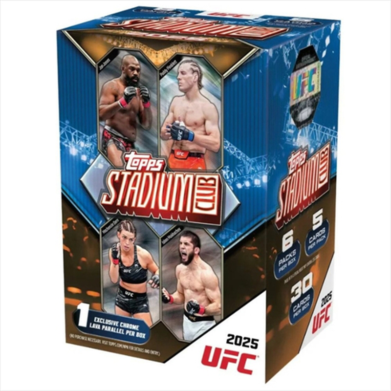 Topps - ufc stadium club 2025 - value box - 30 cards, , medium-null