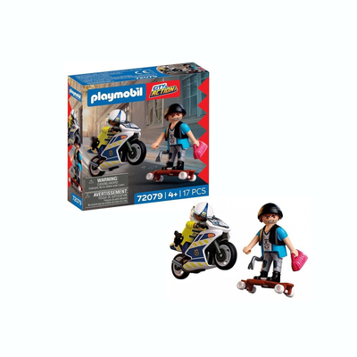 Playmobil motorcycle chase, , medium