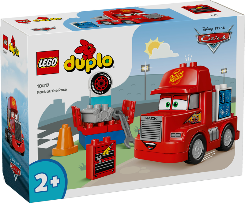 Lego duplo mack at the race 10417 for ages 2+ 14pcs, , medium-null