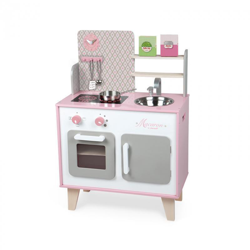 Product image: Janod macaron cooker wooden kitchen, , medium-null
