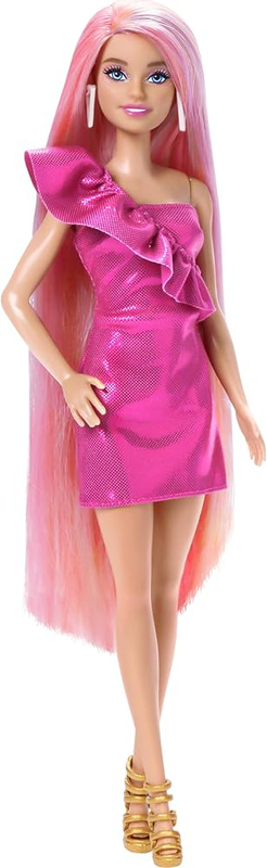 Barbie multi color hair jdc85 3y+, , medium-null