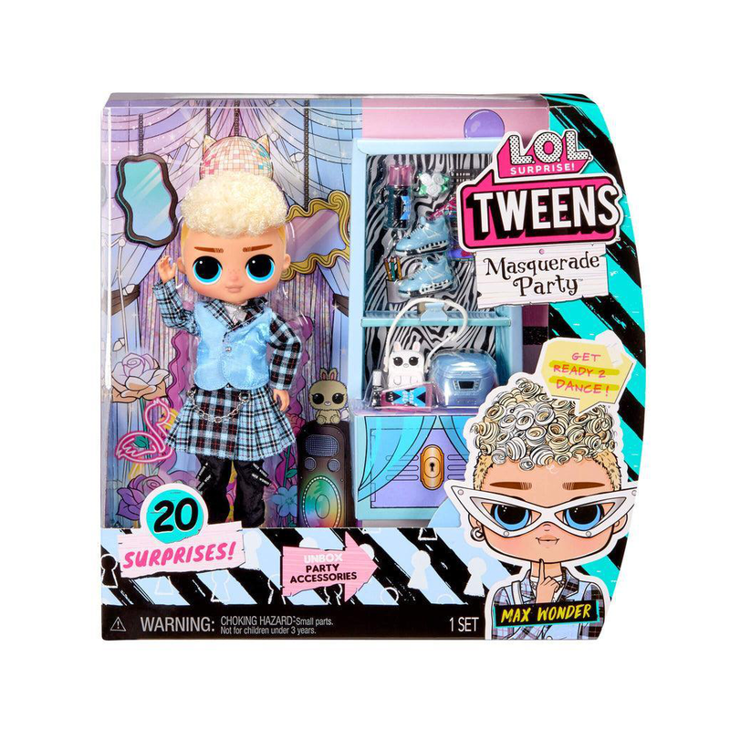 Lol surprise tweens masquerade party fashion doll max wonder, , medium image number null