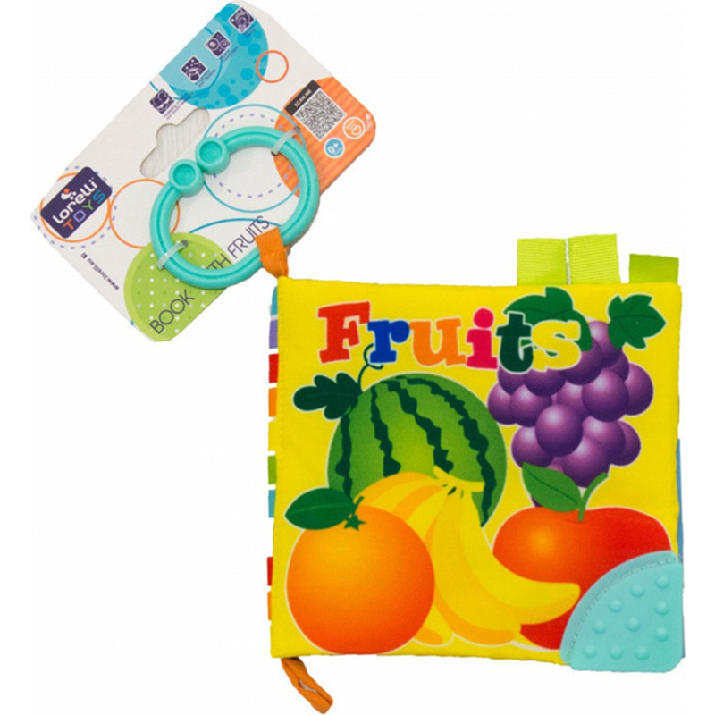 Product image: Lorelli fruits εκπαιδευτικό πάνινο βιβλίο 0m+, , medium-null