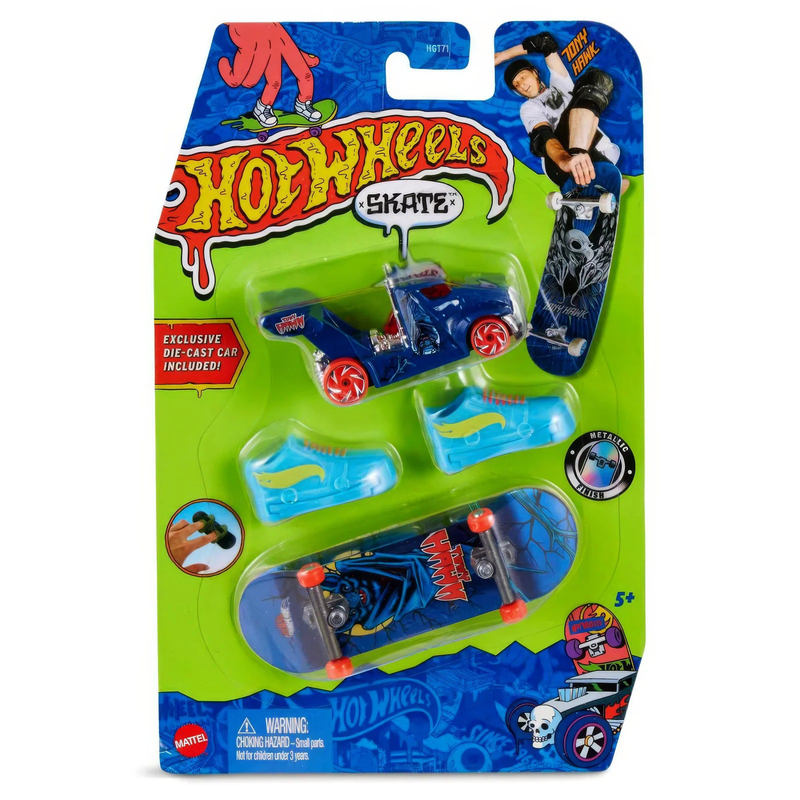 Hot wheels skate collector skate shoes & car - assortment image number null