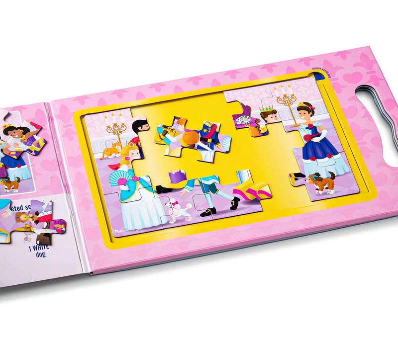 Melissa & doug take along magnetic jigsaw puzzles - princesses, , medium image number null