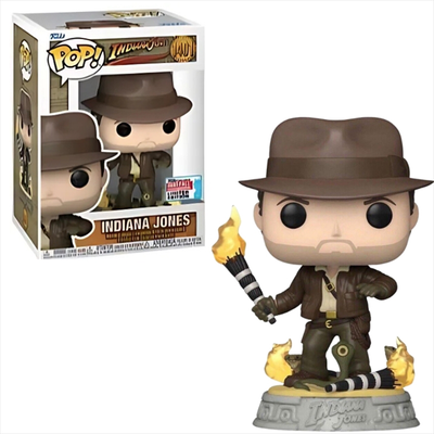 Funko pop! Indiana jones - indiana jones with snakes convention limited edition #1401 bobble-head vi, , medium