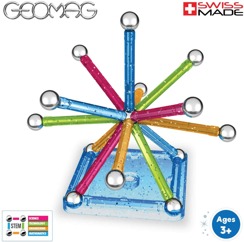 Product image: Geomag glitter 30 magnetic pieces set, , medium-null