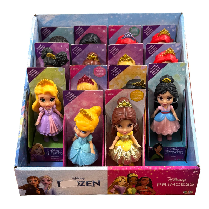 Disney princess mini doll 7cm - assorted-null
