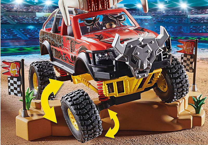 Product image: Playmobil 70549 stuntshow monster truck horned, , medium-null