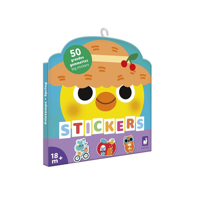 50 reusable large spring stickers, , medium