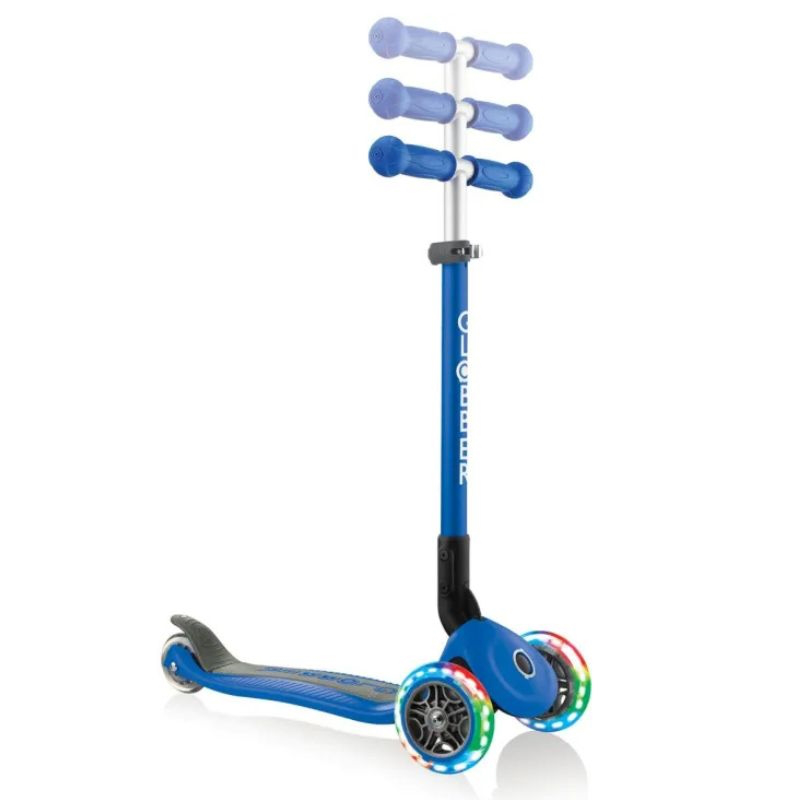 Globber scooter primo foldable lights navy blue 432-100-3, , medium-null