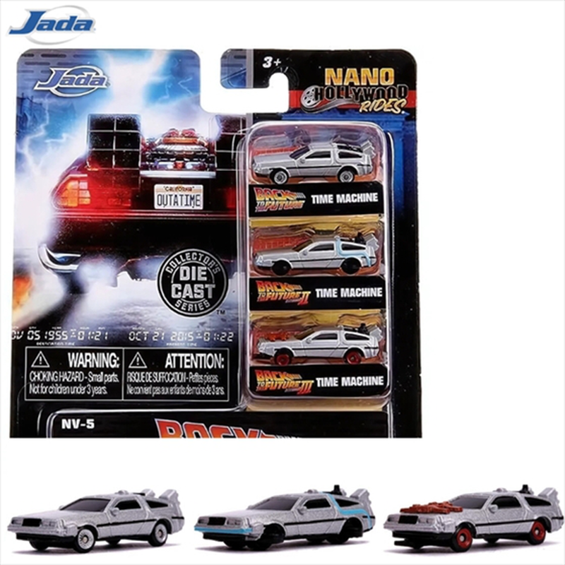 Product image: Jada nano #31583 back to the future nano hollywood rides 3-pack, , medium-null