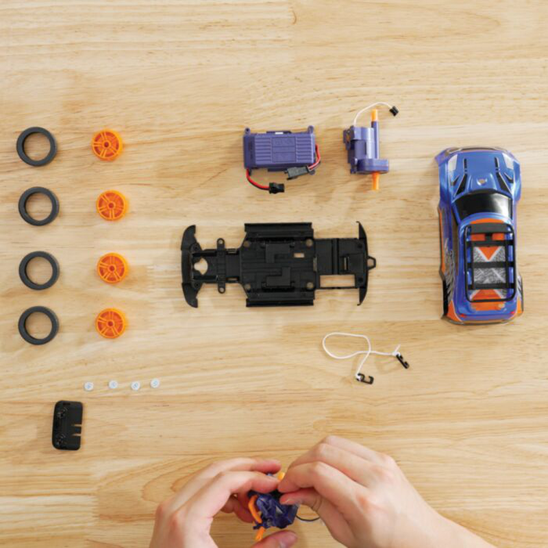 As silverlit slide lines build 2 drive r/c & assembled race car 20700 6y+, , medium-null