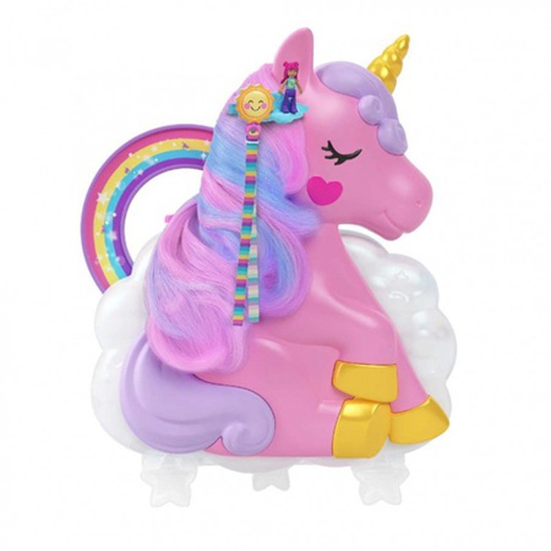 Polly pocket rainbow unicorn salon (hkv51 ) 4y+, , medium-null
