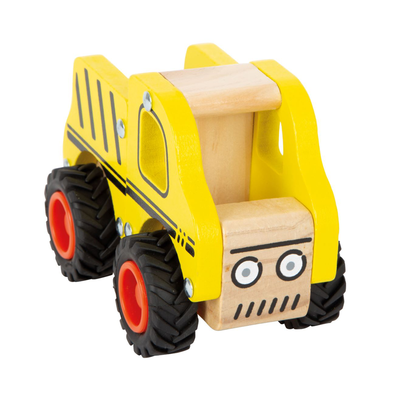 Small foot  wooden construction site vehicle, , medium-null