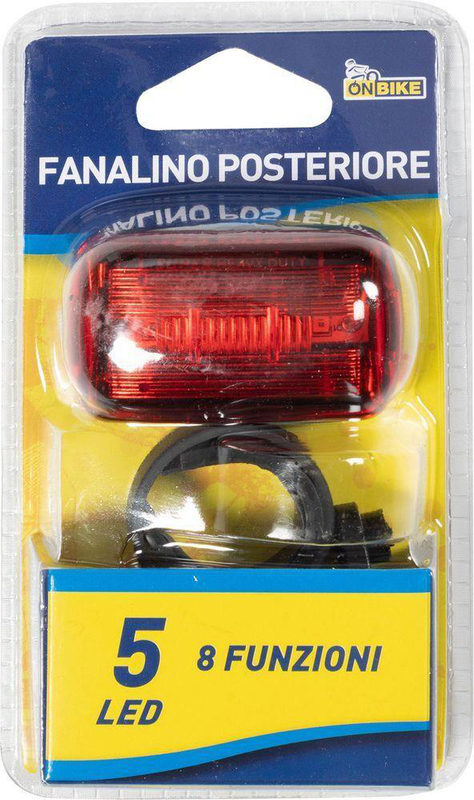 Product image: Tail light bike five led red attack a frame on bike, , medium-null