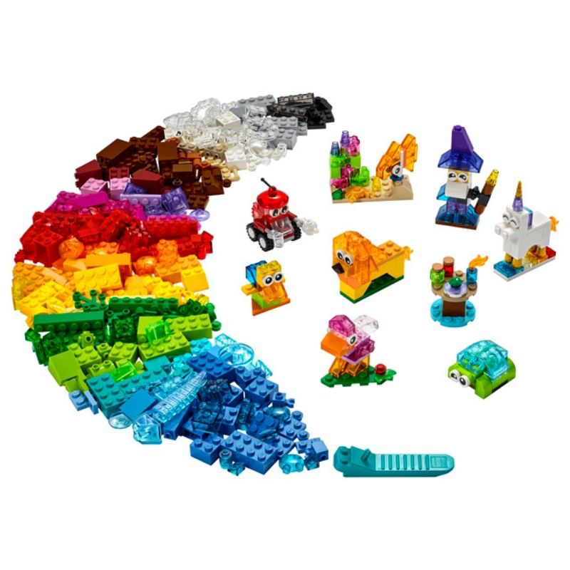 Lego 11013 classic - creative transparent bricks, , medium-null