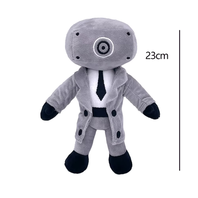 Skibidi toilet: head monitoring plush 23cm