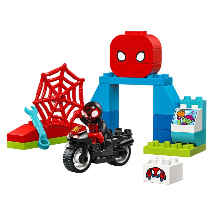 Lego 10424 duplo - spins motorcycle enture, , medium-null