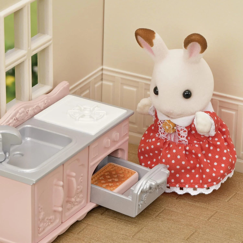 Product image: Sylvanian families red roof cosy cottage dollhouse, , medium-null