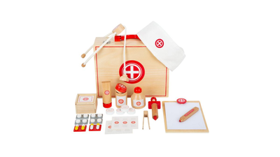 Doctor's kit natural wood, , medium