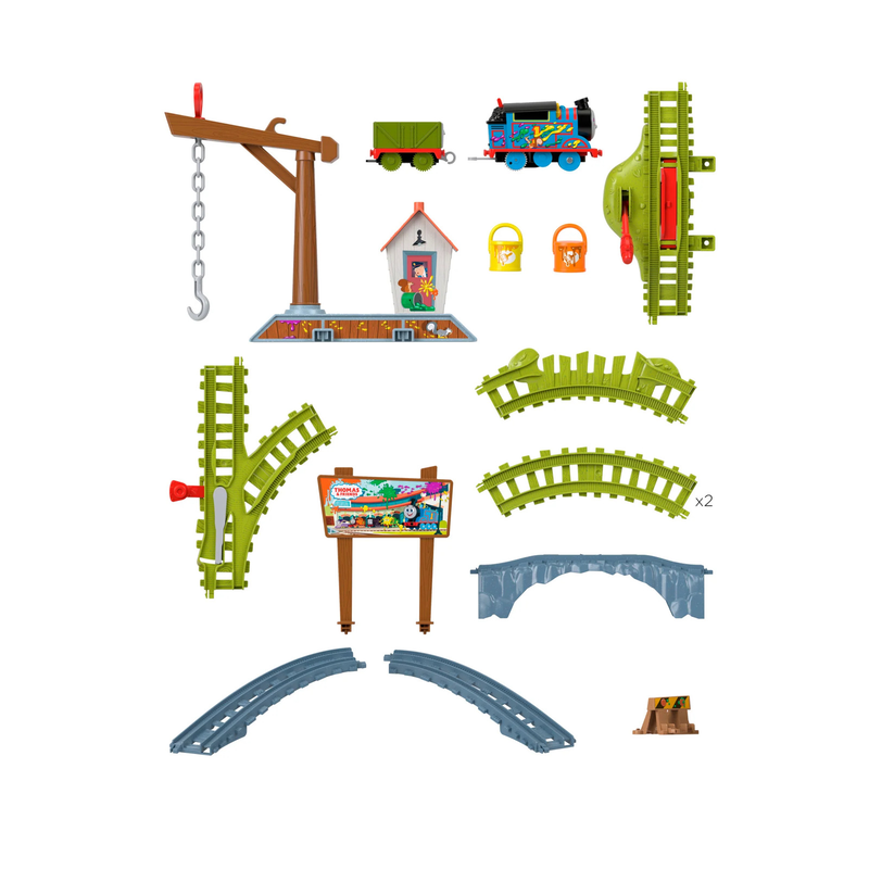 Product image: Fisher-price thomas & friends paint delivery motorised train set, , medium-null