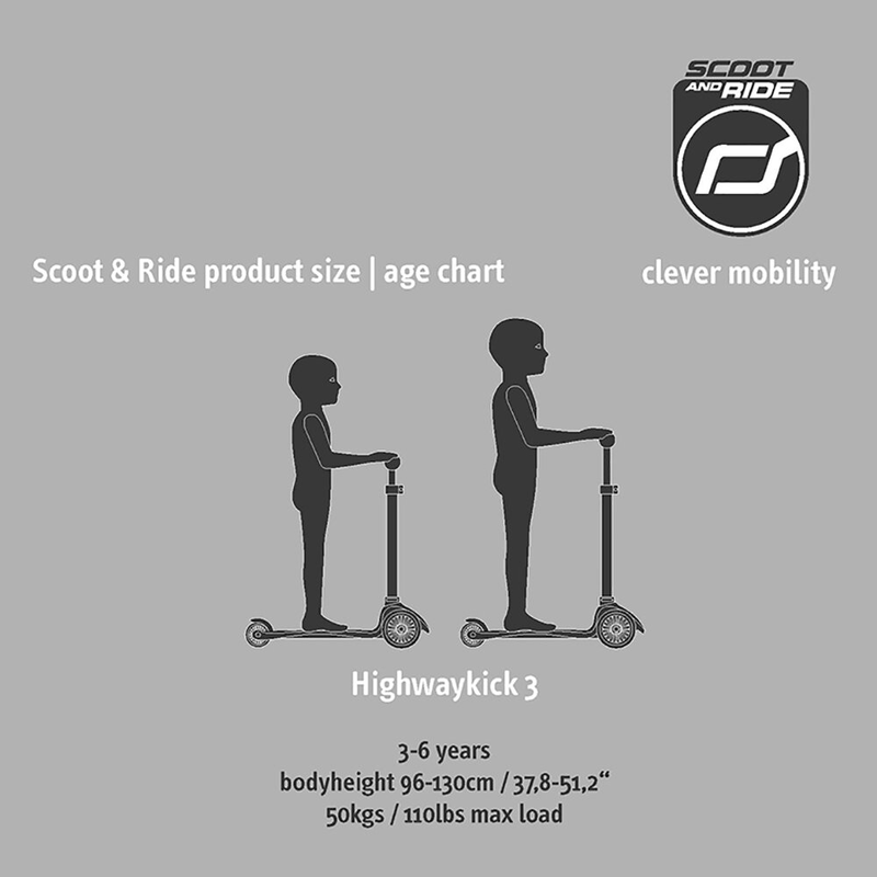 Scoot and ride highwaykick 3 in ash, , medium image number null