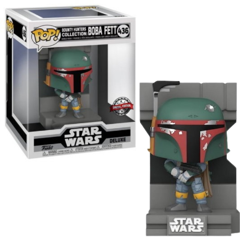 Funko pop! Deluxe: star wars bounty hunters collection - boba fett mt special edition #463, , medium-null