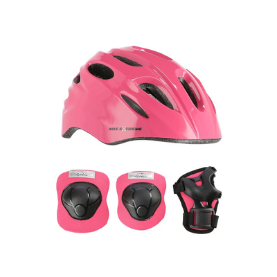 Nils extreme helmet & protectors mtw01+h210 pink xs, , medium