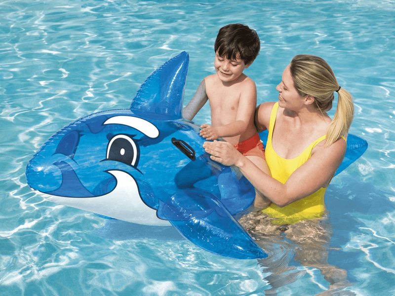 Inflatable whale pool ride-on, , medium-null