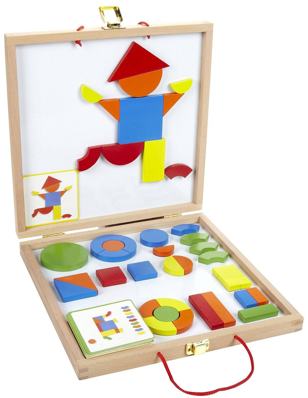 Djeco wooden magnetics geoform, , medium image number null
