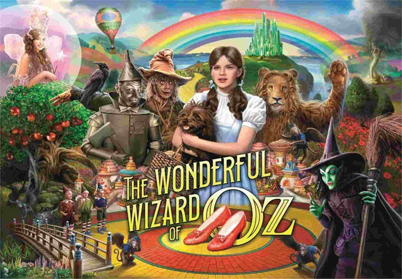 As clementoni puzzle high quality collection  the wonderful wizard of oz 1000 pcs 14y+ 39746, , medium-null