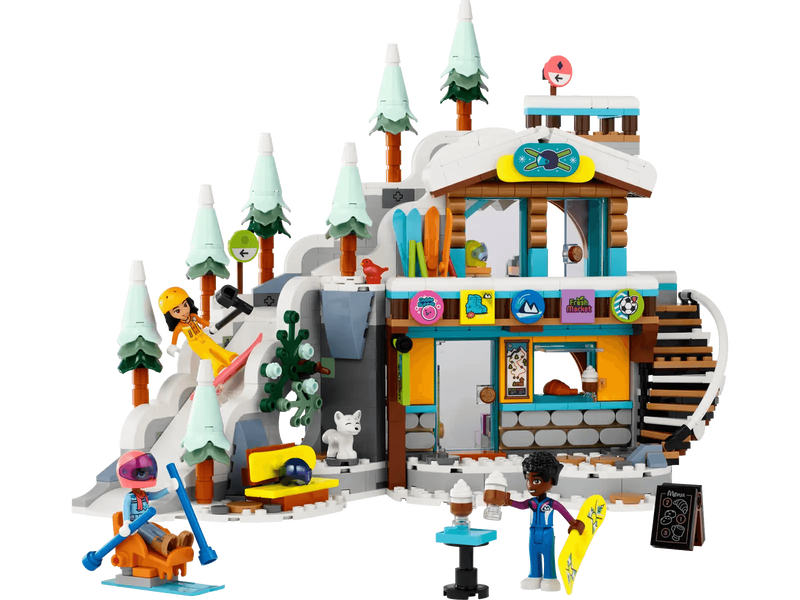 Lego 41756 friends holiday ski slope and café, , medium-null