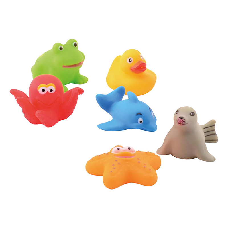 Happy world bath toys 6pcs, , medium-null