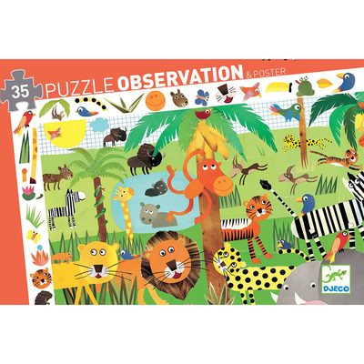 35 pcs jungle puzzle, , medium