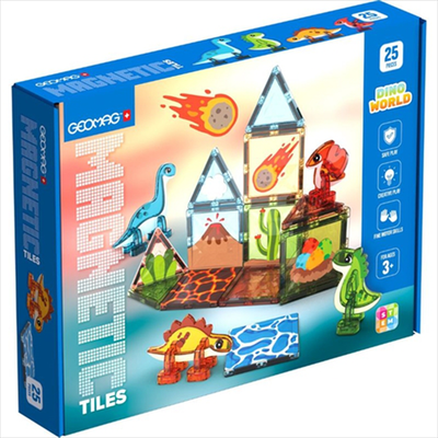 Geomag magnetic tiles dino world 25pcs pf.224.221.00, , medium