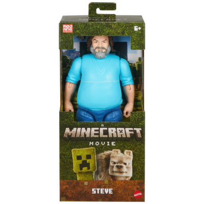 Minecraft movie large-scale action figure - steve, , medium