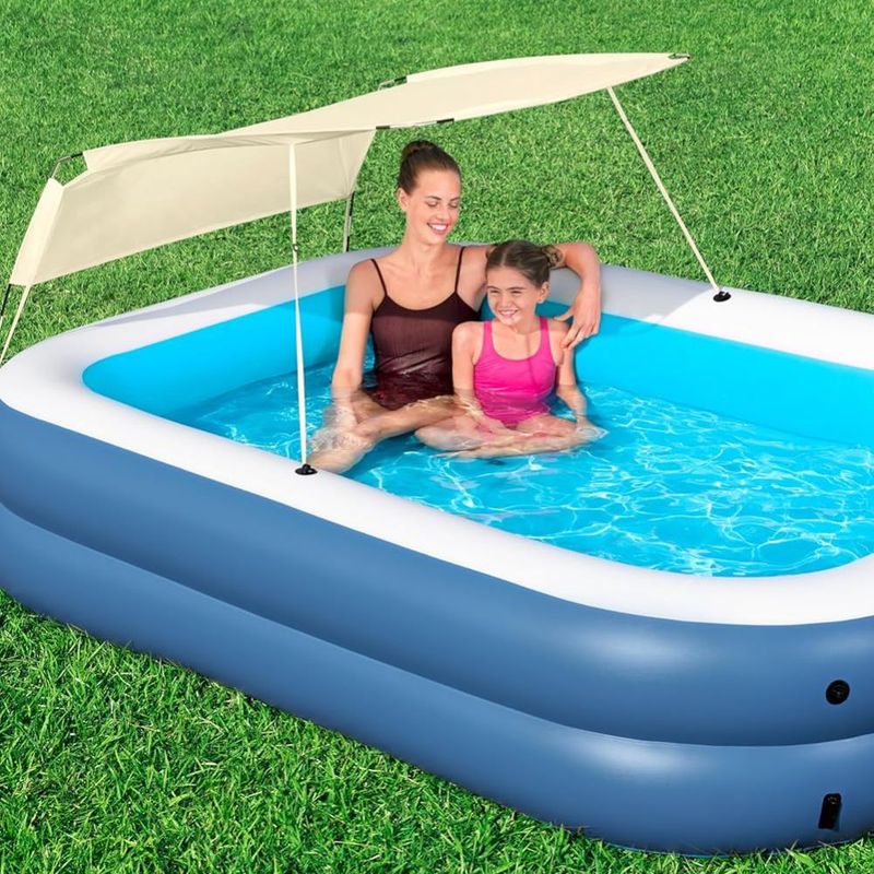 Bestway &omicron;&iota;&kappa;&omicron;&gamma;&epsilon;&nu;&epsilon;&iota;&alpha;&kappa;ή &pi;&iota;&sigma;ί&nu;&alpha; 254x178x140cm &mu;&epsilon; &alpha;&pi;&omicron;&sigma;&pi;ώ&mu;&epsilon;&nu;&omicron; &sigma;&kappa;ί&alpha;&sigma;&tau;&rho;&omicron; &gamma;&iota;&alpha; ά&nu;&epsilon;&sigma;&eta;, &delta;&rho;&omicron;&sigma;&iota;ά & &pi;&rho;&omicron;&sigma;&tau;&alpha;&sigma;ί&alpha; &sigma;&tau;&omicron;&nu; ή&lambda;&iota;&omicron;, , medium-null