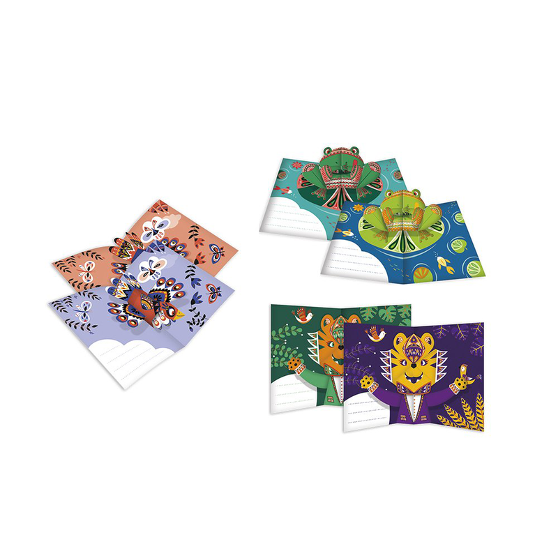6 pop-up animal cards to make, , medium image number null