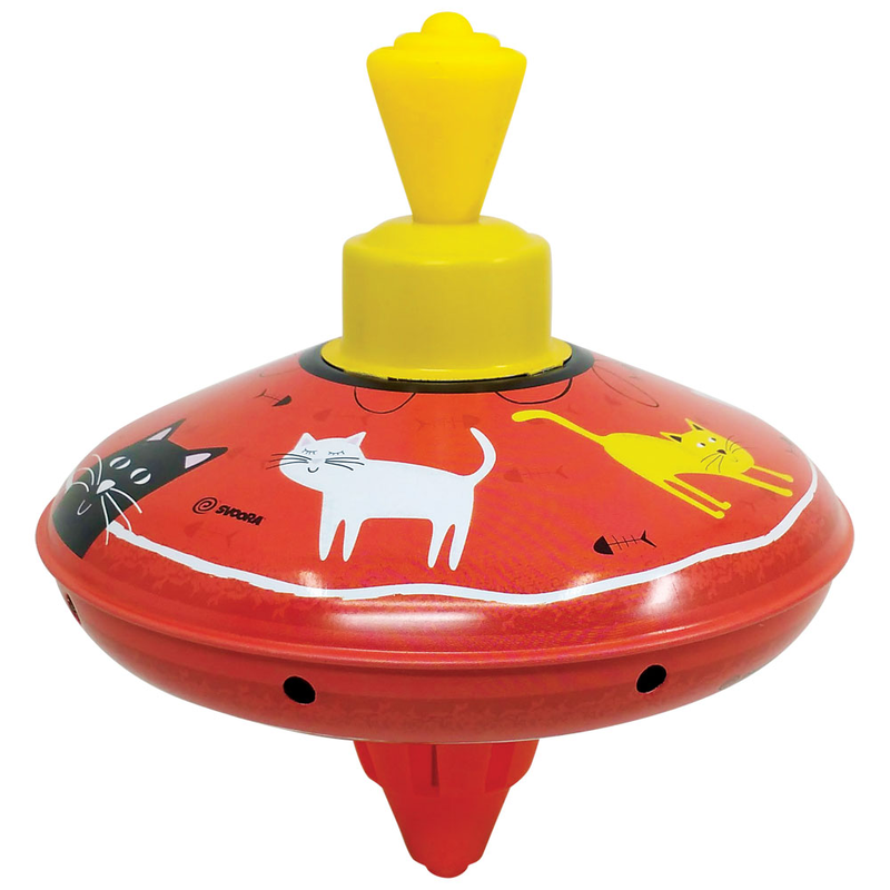 Svoora medium humming tin top 'house animals: cats', , medium image number null