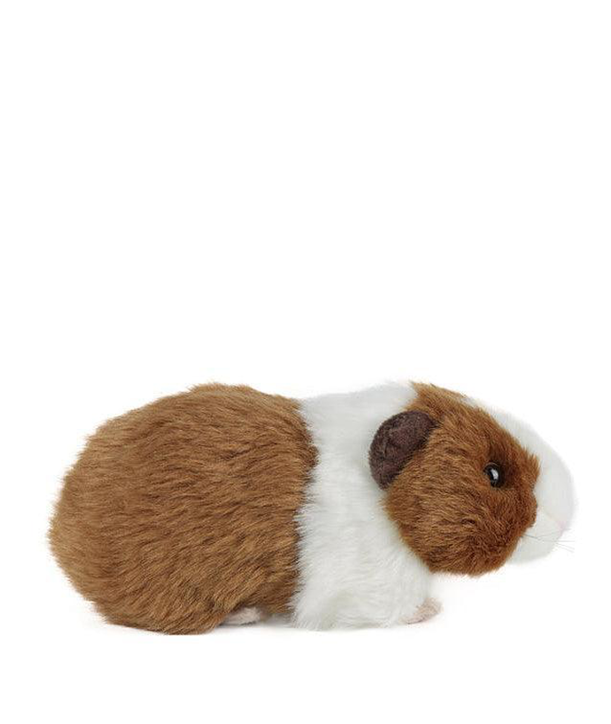 Living nature brown guinea pig with sound 20cm soft toy, , medium-null