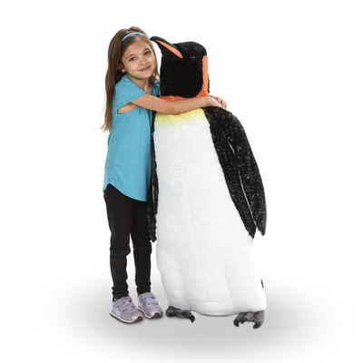 Melissa & doug 40400 lifelike plush emperor penguin, , medium