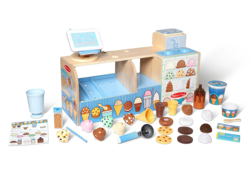 Melissa & doug 30607 cool scoops ice creamery, , medium-null