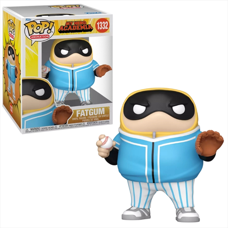 Product image: Funko pop! Super animation: my hero academia - fatgum baseball #1332 vinyl figure 6, , medium-null
