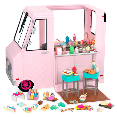 Our Generation sweet stop ice cream truck - pink, , medium