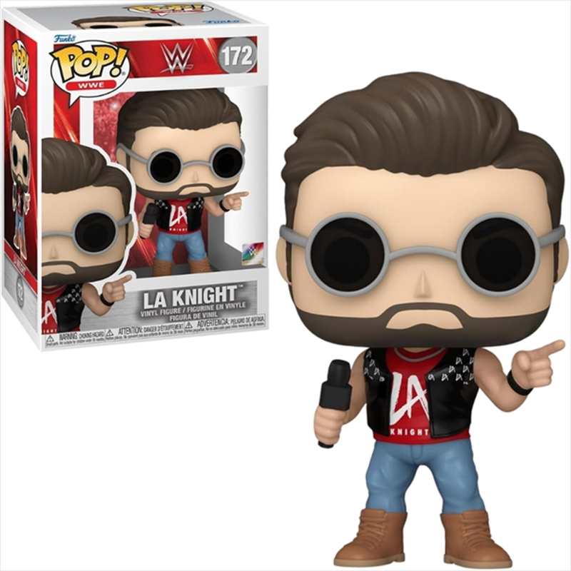 Funko pop! Wwe: wwe - la knight #172 vinyl figure, , medium-null