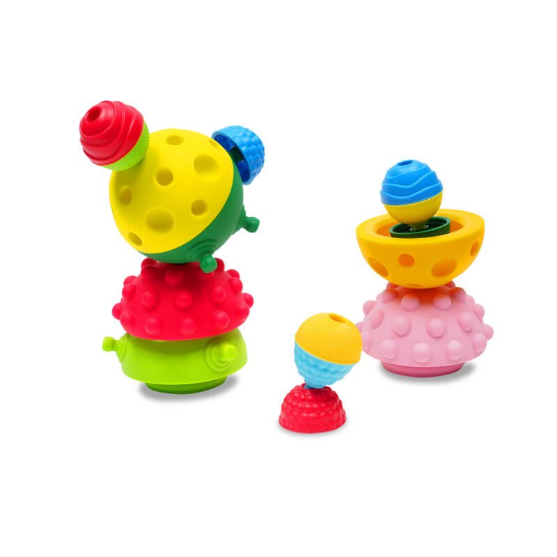 Lalaboom 2 sensory balls with 8pcs beads, , medium-null