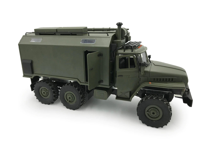 Product image: Six-wheel drive remote control rc military truck crawler, , medium-null