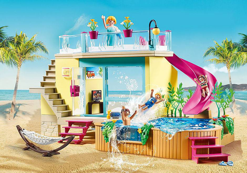 Product image: Playmobil 70435 bungalow with pool, 4 years and above, , medium-null