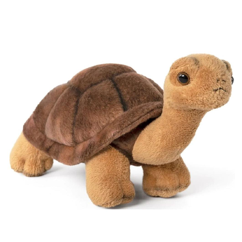 Living nature tortoise soft toy 23cm, , medium-null
